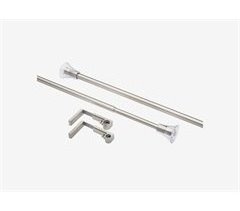 Varão cortina extensível AIR BELL mate aço inoxidável 120-210cm