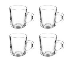 Conjunto de 4 xícaras de café com alça coleção VIVALTO