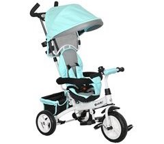 Triciclo Evolutivo para Bebés Metal e Plástico HOMCOM