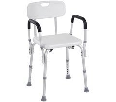 Cadeira para Duche Liga de Alumínio e PE HOMCOM