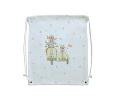 Naturals - Bolsa Mochila - 100% algodão - Dog Gang