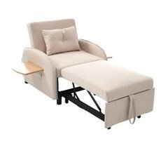 Sofá cama, cadeirão reclinável, cadeirão, quarto
