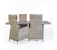 Set de jardim LUXEMBURGO II com mesa e 4 cadeiras