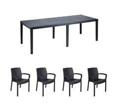 Sala de estar exterior em PVC