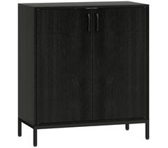 Aparador Melamina de Madeira, Metal HOMCOM