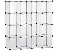 Armário Modular PP, aço HOMCOM, casa - móveis de armazenamento