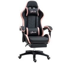 Cadeira Gaming PU, Espuma, Nylon e Aço Vinsetto