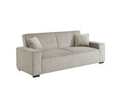 Sofá-cama de bombazina de 3 lugares