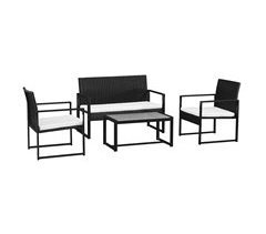 Conjunto de mobiliário de jardim MAJORQUE em aço