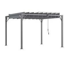 Pérgola de Exterior alumínio, aço, poliéster Outsunny