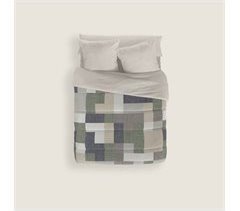 Naturals - Edredom Nórdico Estampado - TETRIS