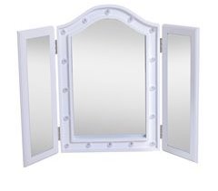 Espelho de Maquilhagem Madeira MDF HOMCOM, casa - decoração