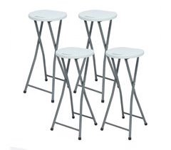 Pack 4 Bancos Altos Dobráveis ​​Thinia Home