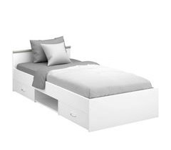 Cama Jovem Village com 2 gavetas e 1 nicho 90x203