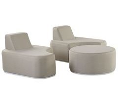 Beliani Conjunto lounge FABRO