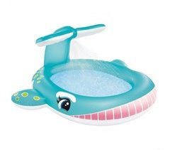 Piscina insuflável baleia INTEX com pulverizador