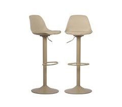 Conjunto de 2 bancos de bar ajustáveis - Noah