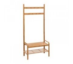 Sapateira de bambu com banco 7house