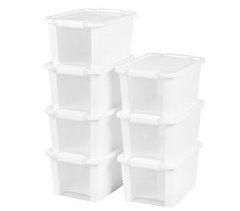 Curver Pack 7 caixas de arrumação com tampa Bi-Box