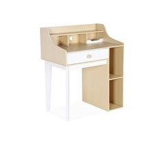 Secretária para crianças com gaveta e prateleiras 80x50