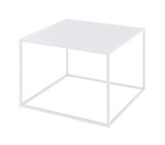 Mesa de centro Solund quadrada em aço [en.casa] 60x60