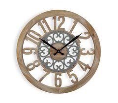 Relógio de parede WOODEN diâmetro 60cm