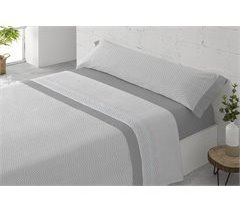 Conjunto de lençóis ARGOS polycotton cinza