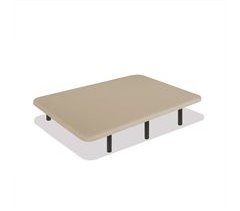 DreamNite Base Estofada Tecido 3D Antiderrapante, Inclui Pernas Metálicas, Base Estofada
