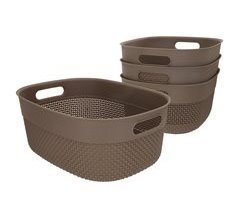 Curver Pack 4 cestos organizadores Filo
