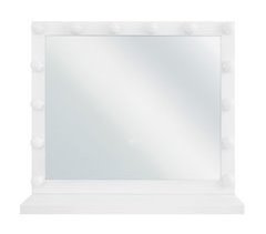 Beliani Espejo de maquillaje BEAUVOIR 58x15