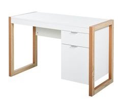 Mesa de Computador Melamina de Madeira HOMCOM 112x50