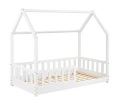 WellHome Cama infantil cabine de pinho lacada