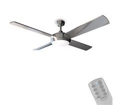 Cecotec Ventoinha de teto de 52’’ com 4 pás, 60 W, lâmpada LED com função Verão/Inverno.