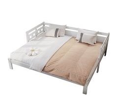 Sofá cama de madeira de pinho