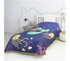 Happy mermaid Colcha