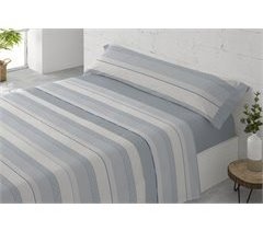 Conjunto de lençóis NAIROBI polycotton azul