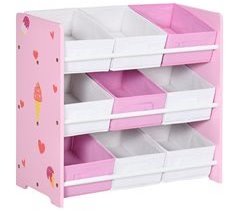 Estante para Brinquedos MDF e Tecido não Tecido ZONEKIZ 63