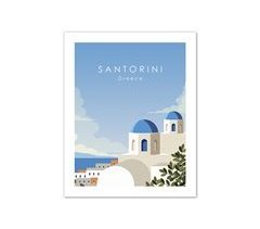 Gravura SANTORINI 50x40cm marca MARCOMUEBLE