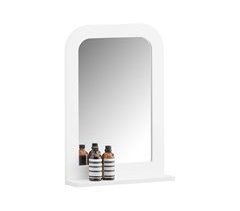 Espelho de casa de banho com 1 prateleira Espelho BZR162-W SoBuy PT