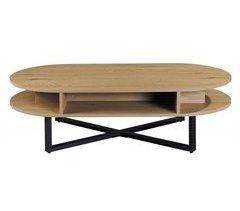 Mesa de centro elevável cor carvalho LIA