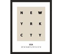 Pintura NEW YORK CITY 40x30cm marca MARCOMUEBLE 