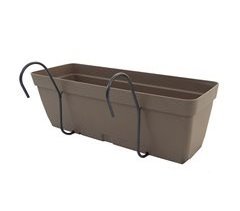 Jardineiro de 50 cm com suporte de fixação