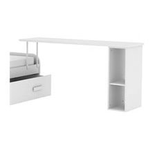 Escrivaninha suporte cama + estante 242x45