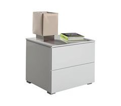 Mesa de cabeceira com 2 gavetas CAPRI