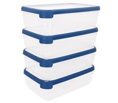 Curver Pack 4 recipientes herméticos (4L)