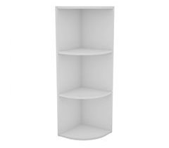 Prateleira de canto baixa Plea para sala de estar com 3 níveis 29