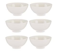 Conjunto de 6 taças para aperitivos em porcelana coleção VESSIA