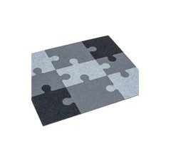 Tapete de brincar infantil grande com quebra-cabeça