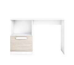 Mesa de mesa estilo nórdico Estelle com armazenamento