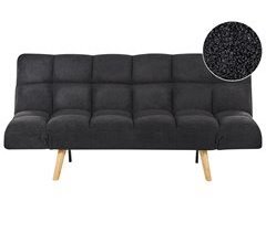 Beliani Sofá de 3 lugares Bouclé INGARO